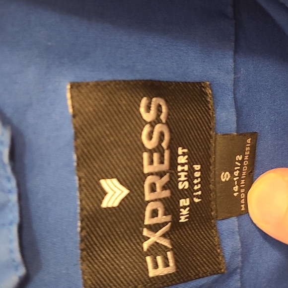 Express MK2 Military collar dress shirt - Picture 5 of 7